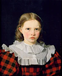 Porträt von Adolphine Kobke (1820-80) 19. Juni 1832